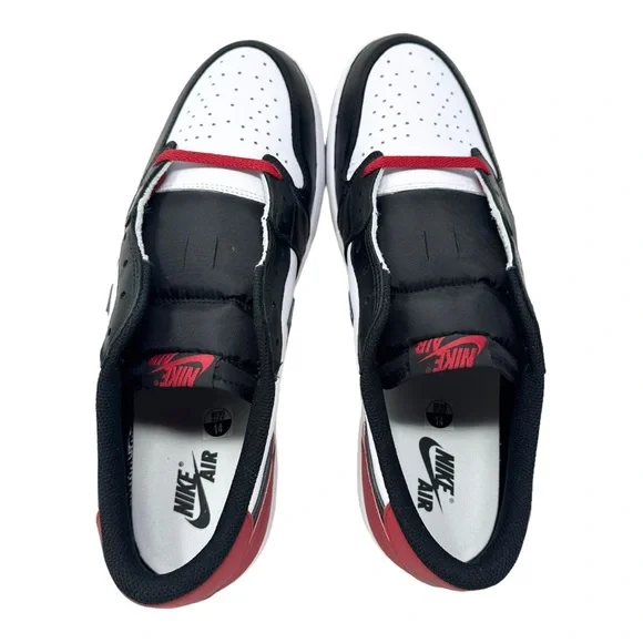 Jordan 1 Retro Low OG Black Toe CZ0790106 White/Black/Varsity Red Size 14